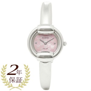 【2年保証】グッチ 時計 レディース 腕時計 25MM クォーツ ピンク シルバー GUCCI YA014513