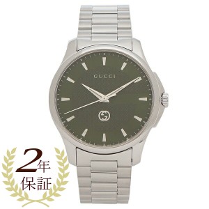 グッチ 時計 Gタイムレス クォーツ グリーン メンズ GUCCI YA126369