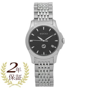 【2年保証】グッチ 時計 レディース 腕時計 GUCCI YA1265006 シルバー ブラック