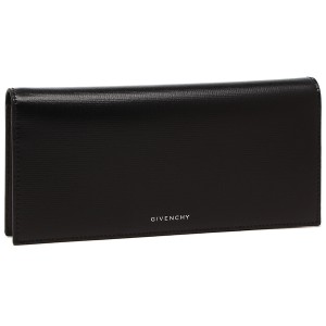 ジバンシィ 長財布 ブランドロゴ ロングフラップ ウォレット ロゴ 4G ブラック メンズ GIVENCHY BK6098K1T4 001