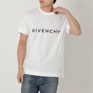 ジバンシィ Tシャツ カットソー ブランドロゴ アーキタイプ オーバーサイズTシャツ 4G ロゴ ホワイト メンズ GIVENCHY BM716N3YAC 100