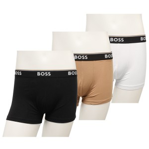 ヒューゴ ボス ボクサーパンツ アンダーウェア レギュラー丈 ブラック ホワイト ベージュ メンズ HUGO BOSS 50489612 975