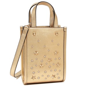 ジミーチュウ トートバッグ ショルダーバッグ 2WAY ゴールド レディース JIMMY CHOO MININSTOTEAUR AUR LIGGOLLIGGOL