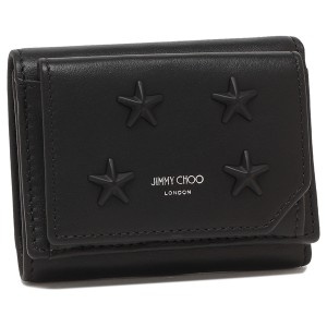 ジミーチュウ 三つ折り財布 ビアーレ ミニ財布 ブラック メンズ JIMMY CHOO BEALE OAJ