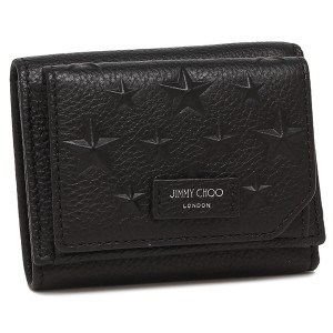 ジミーチュウ 三つ折り財布 ビアーレ ミニ財布 ブラック メンズ JIMMY CHOO BEALE EMG