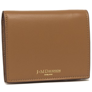 ジェイアンドエムデヴィッドソン 二つ折り財布 ミニ財布 ブラウン レディース J&M DAVIDSON SBFW0XX SCXX 610G