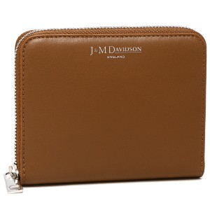 ジェイアンドエムデヴィッドソン 二つ折り財布 ミニ財布 コインケース ブラウン レディース J&M DAVIDSON SSZW0XXSCXX 640S