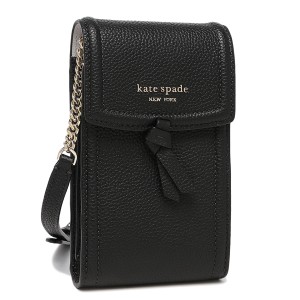 ケイトスペード スマホケース ストラップ ノット ブラック レディース KATE SPADE K6376 001