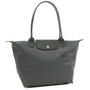 ロンシャン トートバッグ プリアージュ グリーン Mサイズ グレー レディース LONGCHAMP 2605 919 P66