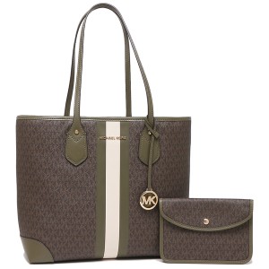 マイケルコース トートバッグ エヴァ ブラウン グリーン レディース MICHAEL KORS 30T9GV0T7B 247 A4対応