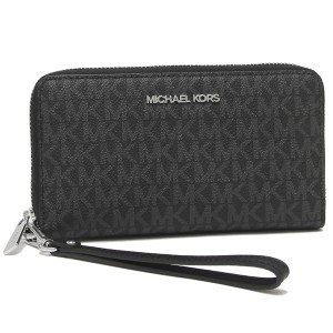 マイケルコース 財布 アウトレット ジェットセットトラベル フォーンウォレット　ブラック レディース MICHAEL KORS JET SET TRAVEL BLAC