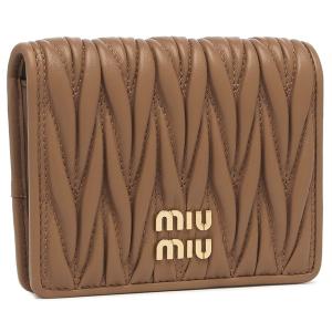 miu miu ミュウミュウ マテラッセ ビジュー パール 二つ折り財布 箱付き miu miu ミュウミュウ マテラッセ ビジュー パール 二つ折り財布 箱