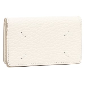 メゾンマルジェラ カードケース ホワイト ユニセックス Maison Margiela SA3VX0008 P4455 T1003 CARD HOLDER CLIP 2 WHITE