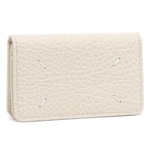 メゾンマルジェラ カードケース ホワイト ユニセックス Maison Margiela SA3VX0008 P4455 H9677 CARD HOLDER CLIP 2 GREIGE