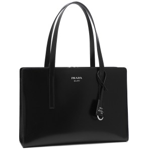 プラダ トートバッグ リエディション ミディアム ブラッシュドレザー Mサイズ ブラック レディース PRADA 1BA350 ZO6 F0002