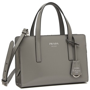 プラダ トートバッグ ショルダーバッグ リエディション ブラッシュドレザー グレー レディース PRADA 1BA357 ZO6 OOO F03HH