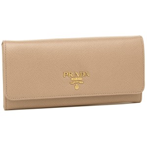 プラダ 財布 長財布 レディース PRADA 1MH132 QWA F0236 ベージュ