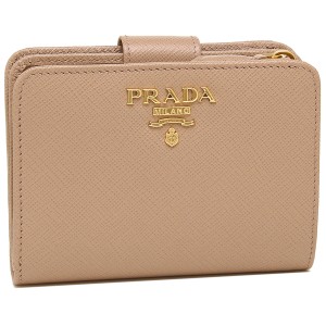 プラダ 財布 二つ折り財布 レディース PRADA 1ML018 QWA F0236 ベージュ