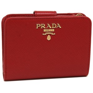 プラダ 財布 二つ折り財布 レディース PRADA 1ML018 QWA F068Z レッド
