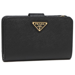 プラダ 財布 二つ折り財布 レディース PRADA 1ML225 QHH F0002 ブラック