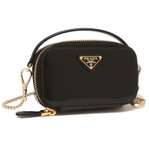 プラダ ポーチ ミニポーチ トライアングルロゴ ブラック レディース PRADA 1NR025 069 F03KJ