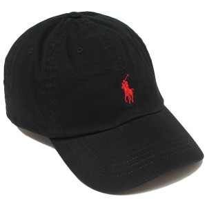 ポロラルフローレン 帽子 キャップ ブラック レッド メンズ レディース ユニセックス RALPH LAUREN 710548524 PBR