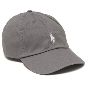 ポロラルフローレン 帽子 キャップ グレー ホワイト メンズ レディース ユニセックス RALPH LAUREN 710548524 PGW