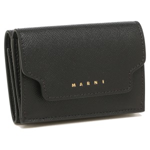 マルニ 財布 三つ折り財布 トランク ミニ財布 ブラック レディース MARNI PFMOW02U07 LV520 Z360N