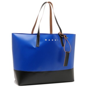 マルニ トートバッグ トライベカ ブルー ブラック メンズ レディース ユニセックス MARNI SHMQ0038A0 P5769 ZO226 TRIBECA SHOPPING BAG 