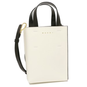 マルニ ハンドバッグ ショルダーバッグ ミュゼオ 2WAY ミニバッグ ホワイト マルチ レディース MARNI SHMP0050Y0 LV639 ZO303