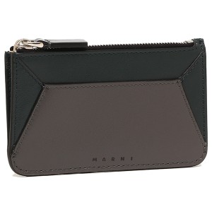 マルニ カードケース フラグメントケース コインケース グレー グリーン メンズ MARNI PFMI0053U0 P2644 ZO597 CC HOLDER 4 CC W ZIP CYP