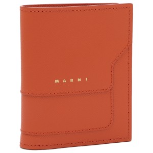 マルニ 二つ折り財布 オレンジ レディース MARNI PFMO0054U0 LV520 Z683R
