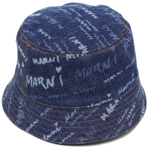マルニ 帽子 バケットハット ブルー メンズ MARNI CLZC0110A0 USCV36 JQB50