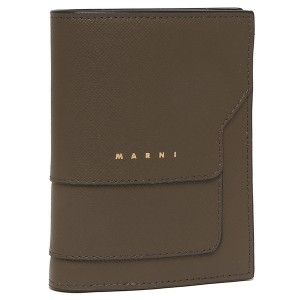 マルニ 二つ折り財布 ミニ財布 グリーン メンズ レディース ユニセックス MARNI PFMOQ14U07 LV520 Z684V