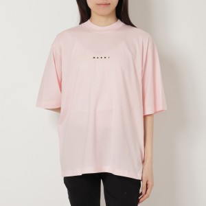 マルニ Tシャツ カットソー オーガニックコットン ピンク レディース MARNI THJE0263P1 USCS87 LOC13