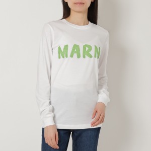 マルニ Tシャツ カットソー オーガニックコットン ホワイト レディース MARNI THJE0294P1 USCS11 L3W01