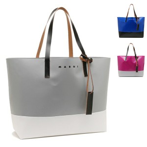 マルニ トートバッグ トライベカ ブルー ブラック メンズ レディース ユニセックス MARNI SHMQ0038A0 P5769 ZO226 TRIBECA SHOPPING BAG 