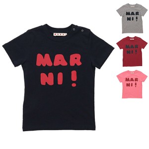 マルニ Tシャツ カットソー ベビー ロゴ キッズ 子供服 MARNI M00916M00HZMT65B
