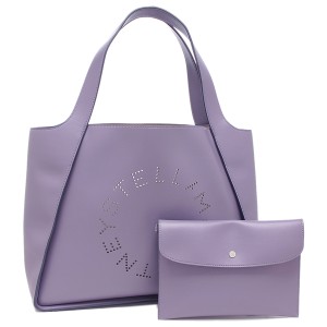 ステラマッカートニー トートバッグ ショルダーバッグ ロゴ パープル レディース STELLA McCARTNEY 502793 W8542 5201 A4対応