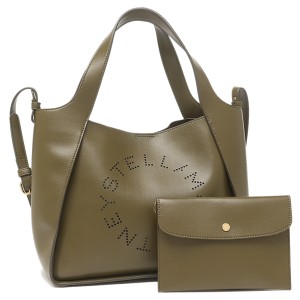 ステラマッカートニー トートバッグ ショルダーバッグ エコソフトアルターナッパ カーキ レディース STELLA McCARTNEY 513860 W8542 3220