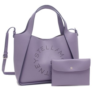 ステラマッカートニー トートバッグ ショルダーバッグ ロゴ パープル レディース STELLA McCARTNEY 513860 W8542 5201