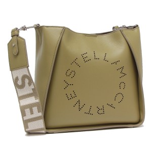 ステラマッカートニー ショルダーバッグ ロゴ グリーン レディース STELLA McCARTNEY 700073 W8542 3032 LOGO SHOULDER BAG OLIVE