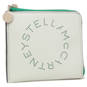 ステラマッカートニー カードケース コインケース バイカラー ロゴ グリーン レディース STELLA McCARTNEY 700253 W8856 1257