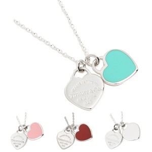 ティファニー ネックレス アクセサリー リターントゥティファニー ダブルハート ペンダント レディース TIFFANY&Co.