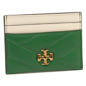 トリーバーチ カードケース キラ グリーン ベージュ レディース TORY BURCH 148715 302