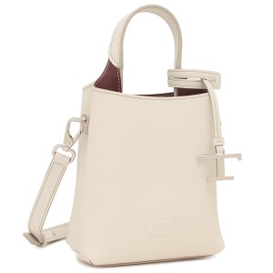 トッズ ハンドバッグ ショルダーバッグ Tタイムレス マイクロ 2WAY ロゴ ホワイト レディース TOD'S XBWAPAT9000 QRI 9P09