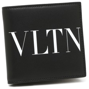 ヴァレンティノ 二つ折り財布 VLTNロゴ ブラック メンズ VALENTINO GARAVANI 2Y2P0577LVN 0NI