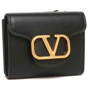 ヴァレンティノ 二つ折り財布 ロコ フレンチ ミニ財布 ブラック レディース VALENTINO GARAVANI 3W2P0Y62 ZXL 0NO