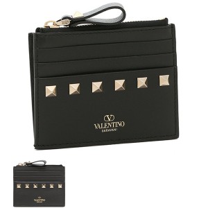 ヴァレンティノ カードケース フラグメントケース ロックスタッズ コインケース ミニ財布 レディース VALENTINO GARAVANI 2W0P0T35 1W0P0