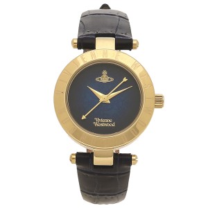 ヴィヴィアンウエストウッド 時計 レディース 29mm クォーツ ネイビー ブラック VIVIENNE WESTWOOD VV092NVNV レザー